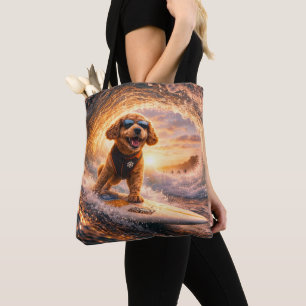 Luxus Cockapoo Surf – Ocean Dog Art