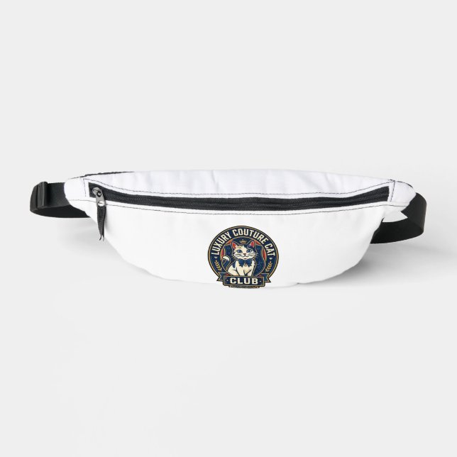 Luxus-Couture-Katze-Katzenmutter-Geschenkidee - Lu Bauchtasche (Vorderseite)