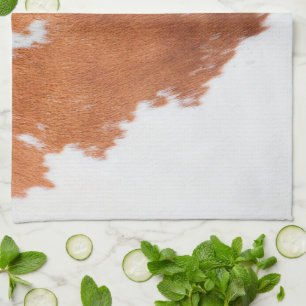 Luxus Cowhide Animal Skin Print   Geschirrtuch