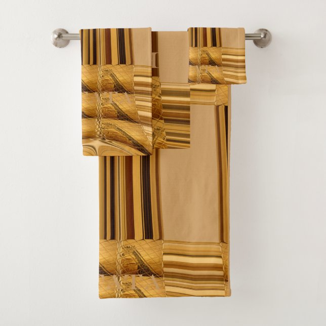 Luxus Custom African Giraffe Print Phantastisch St Badhandtuch Set (Insitu)