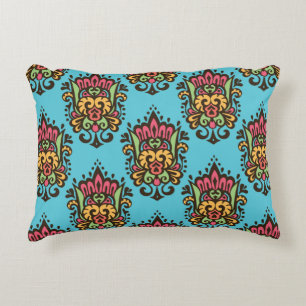 Luxus Damask Blume nahtlos Muster. Floral Vint Dekokissen