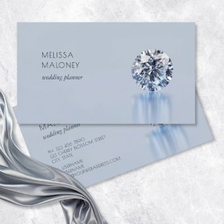 Luxus Diamanten Juwelier Schmuckgeschäft Visitenkarte