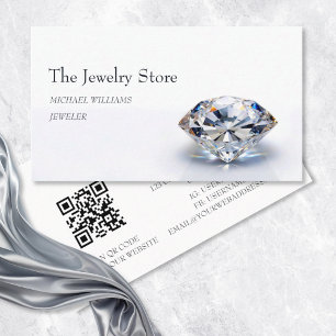 Luxus Diamanten Juwelier Schmuckgeschäft Visitenkarte