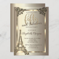 Luxus Diamonds Eiffelturm, Grenze 50. Geburtstag