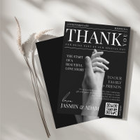 Luxus-Dunkelmodus-Magazin-Hochzeit