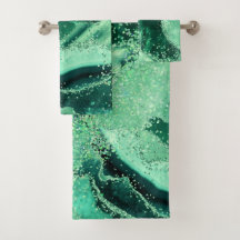 Luxus Edelstein Marmor Grün Glitter Achat