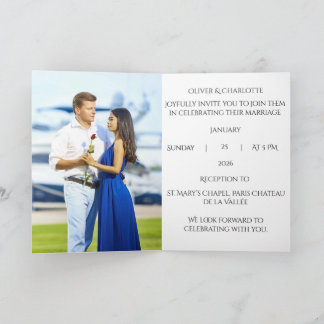 Luxus-Einladung zur Hochzeit mit schwarzem und gol Karte