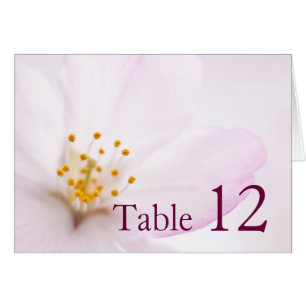 Luxus Elegant Blumen Tischkarte