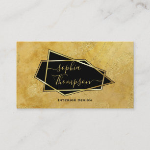 Luxus Elegant Gold Glitter Marmor Schrift Visitenkarte