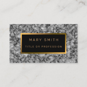 Luxus Elegante Black Gold Business Card Visitenkarte