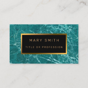 Luxus Elegante Black Gold Business Card Visitenkarte