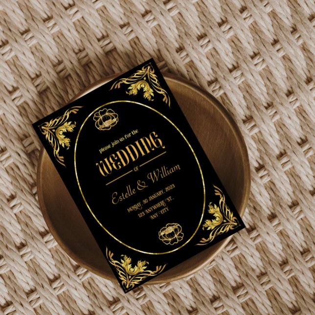 Luxus Elegante Einladung Hochzeitskarten (Von Creator hochgeladen)