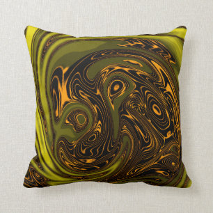 Luxus Elegante Gold Dragon Abstrakte Kissen