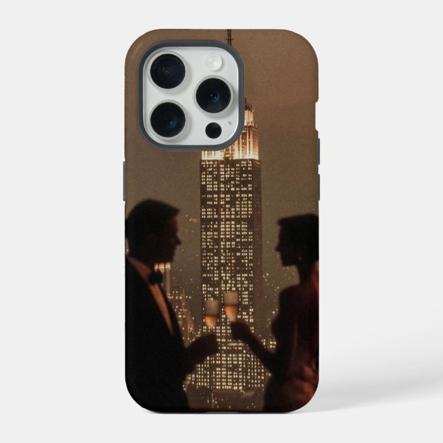 Luxus-Erfolgs-Paar iPhone 15 Pro Tough Case Hülle (Rückseite)