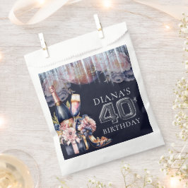 Luxus Erwachsene Geburtstag 40. Personalisiert Geschenktütchen