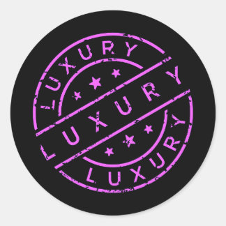 Luxus-Etiketten-Aufkleber Runder Aufkleber