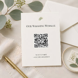 Luxus-Eukalyptus-Grünpflanzen-Website-QR-Karte RSVP Karte