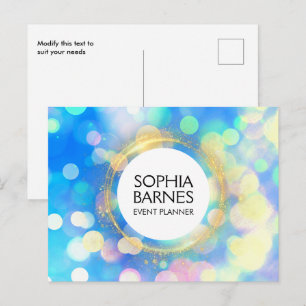 Luxus-Eventplaner-Marketing-Postkarte Postkarte