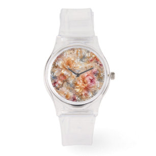 Luxus-Fantasieblüten Armbanduhr