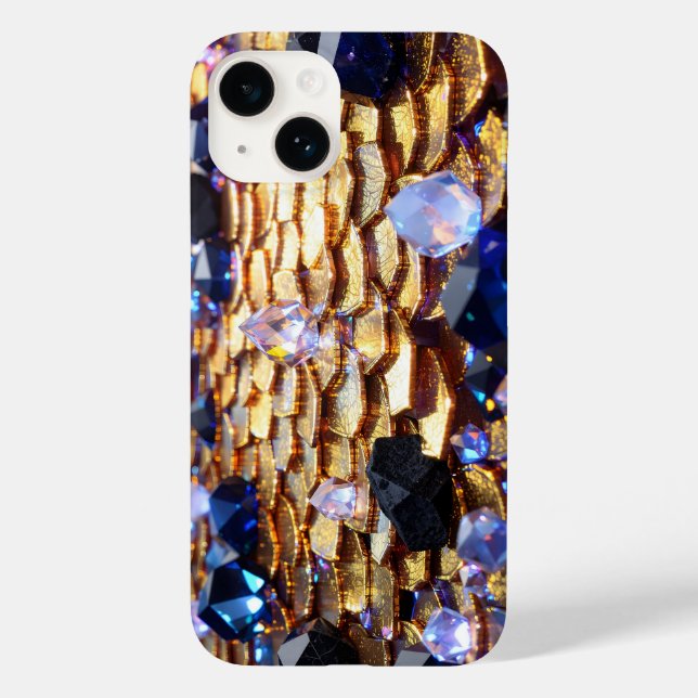 Luxus Fantasy Gemstone Abstrakt Case-Mate iPhone Hülle (Rückseite)