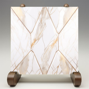 Luxus-Faux-Marmor-Goldadern-Glitter Fliese
