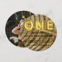 Luxus Foto Black and Gold Disco Geburtstag