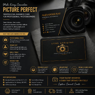 Luxus-Fotograf-Geschäftskarten-Design Visitenkarte