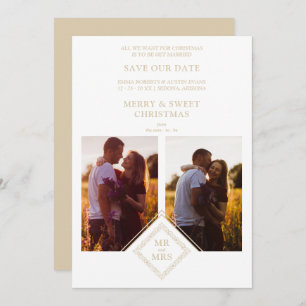 Luxus Frohe Weihnachten 2 Fotos Collage