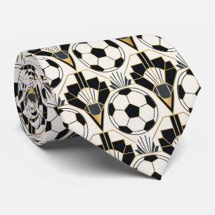 Luxus-Fußball Art Deco American Football Krawatte