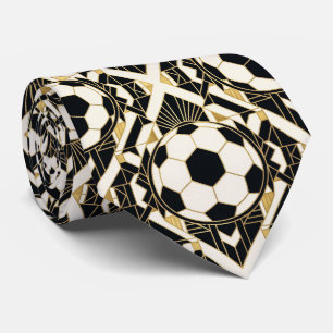 Luxus-Fußball Art Deco-Muster Krawatte