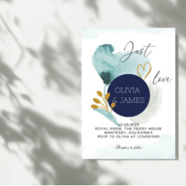 Luxus-Galaxie-Hochzeit - "Einfach Liebe" Sternenpa Einladung