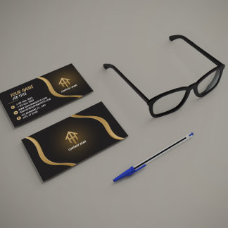 Luxus-Geschäftskarte für Immobilienmakler Visitenkarte