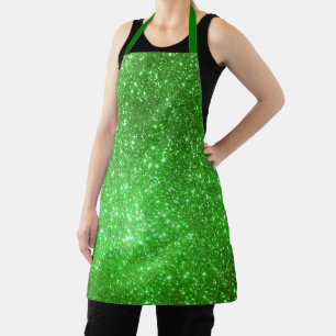 Luxus-Geschenk Popular Green Gold Glitzer Schürze