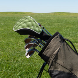 Luxus Glam Sage Green Imitats Velvet Golf Headcover