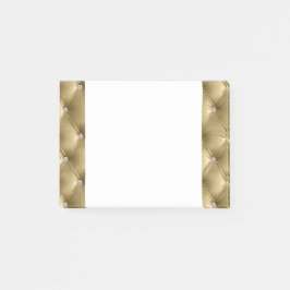 Luxus Glam Soft Warm Gold Imitate Velvet Post-it Klebezettel