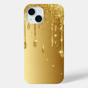 Luxus Glanz Gold Glitter Tröpfchen Geschenk für si Case-Mate iPhone Hülle