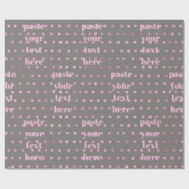 Luxus-Glitzerpunkte Geschenkpapier