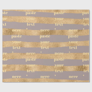 Luxus-Glitzerstreifen Geschenkpapier