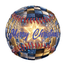 Luxus-Gold-Blau-Geschmolzener-Schneekristall-Weihn Baseball