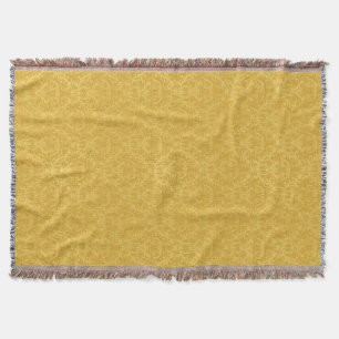 Luxus-Gold-Blumen-Wallpaper Decke