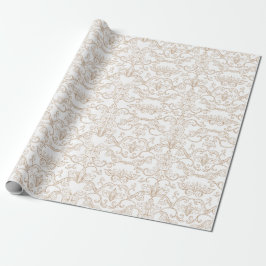 Luxus-Gold-Damask nahtlos  Geschenkpapier