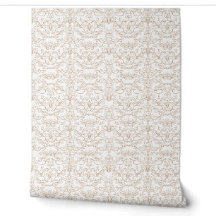 Luxus-Gold-Damask nahtloses Tapetenmuster Tapete