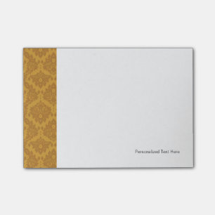 Luxus-Gold-Damaskus Post-it Klebezettel
