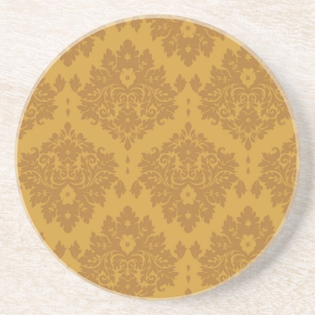 Luxus-Gold-Damaskus Untersetzer (Vorne)