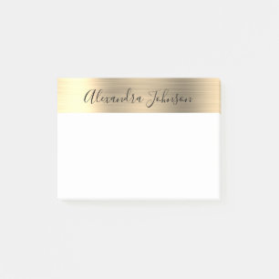 Luxus Gold Foil Beruflich Business Post-it Klebezettel