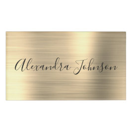 Luxus Gold Foil Modernes Business Namenschild