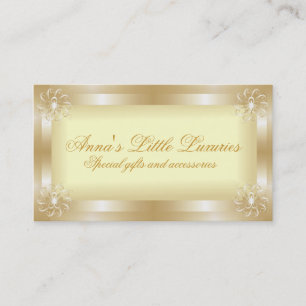 Luxus Gold Frame Business Cards Visitenkarte