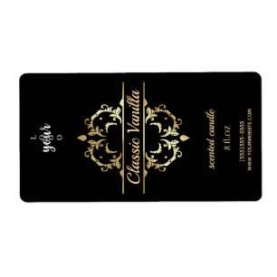 Luxus Gold Frame Vertikal zentrierte Kerze