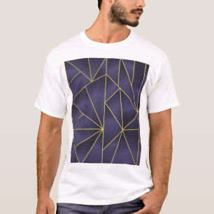 Luxus gold geometrisch, vintage Hintergrund. T-Shirt