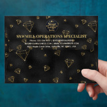 Luxus-Gold-Geschäftslogo-Rücksendeadresse Navy Bla